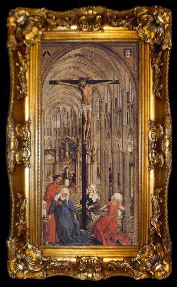 framed  Roger Van Der Weyden Crucifixion in a Church, ta009-2